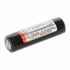 Eagletac 14500 3,7 volt Li-Ion batteri 750 mAh med sikkerhetskretsløp